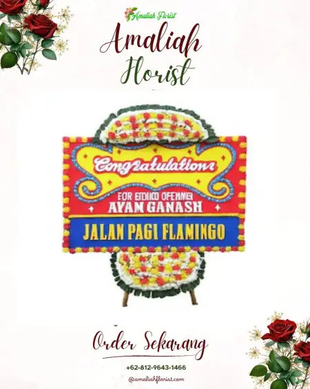 Sewa Papan Bunga Kelapa Gading